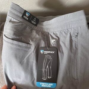 Kuhl Gray Straight Leg Pants with Performance Fabric